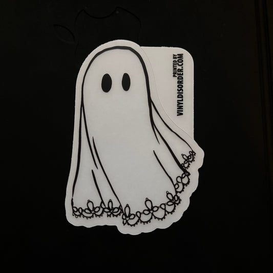 Fancy Ghost Sticker